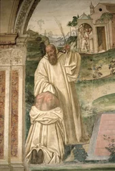 La vie de Saint Benoît (détail)